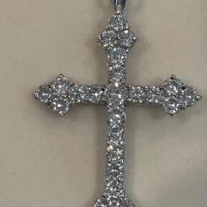 Sterling Silver 925 cz cross